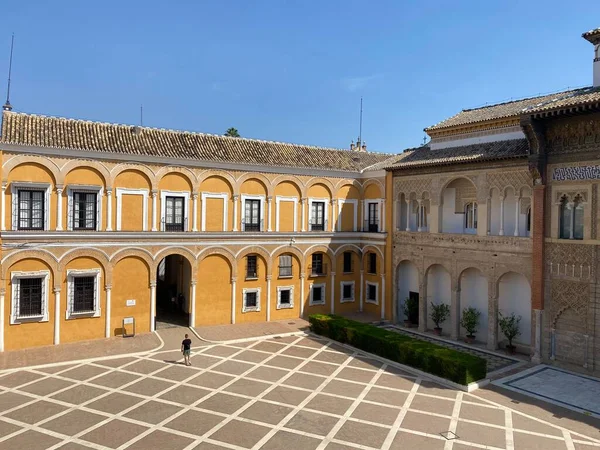 Real Alcázar Sevilla Complejo Palaciego Amurallado Construido Diferentes Etapas Históricas —  Fotos de Stock