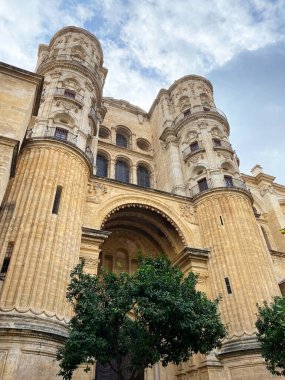 Encarnacion Katedrali Malaga, Centro Historico, Endülüs, İspanya. Yüksek kalite fotoğraf