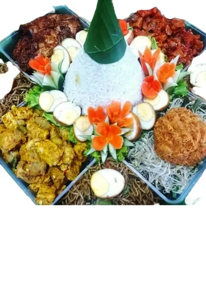 Various Tumpeng Its Uniqueness Traditional Indonesian Food — Foto de Stock