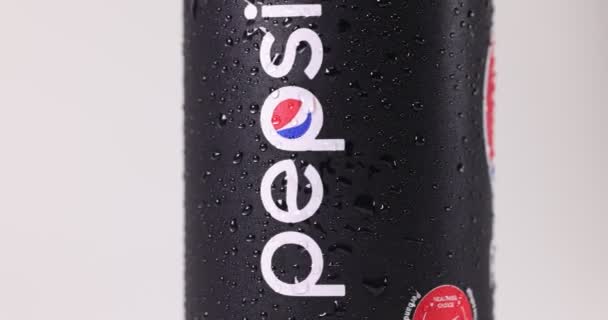 Kuala Lumpur Malesia Aprile 2022 Pepsi Zucchero Nero Logo Gratuito — Video Stock