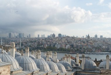 İstanbul şehri. Hindi. Panorama