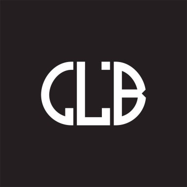 LLB harfi logo tasarımı siyah arka planda. LLB yaratıcı harflerin baş harfleri logo kavramı. LLB harf tasarımı.