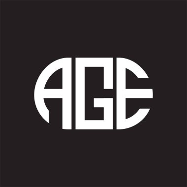 Siyah arka planda Yaş harfi logosu tasarımı. Yaş yaratıcı harflerin baş harfleri logo konsepti. Yaş harfi tasarımı.