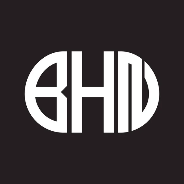 Σχεδιασμός Λογότυπου Bhn Μαύρο Φόντο Βαν — Διανυσματικό Αρχείο