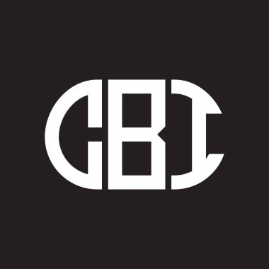 Siyah arka planda CBI harf logosu tasarımı. CBI yaratıcı harflerin baş harfleri logo kavramı. CBI harf tasarımı.
