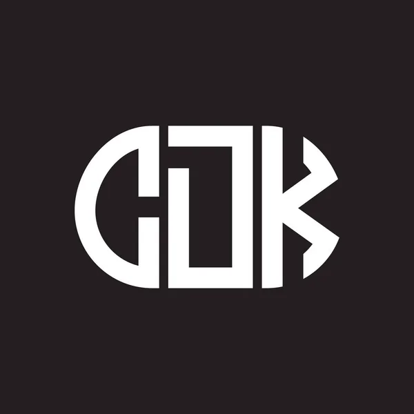 Siyah arkaplanda CDK harf logosu tasarımı. CDK yaratıcı harflerin baş harfleri logo kavramı. CDK harf tasarımı.