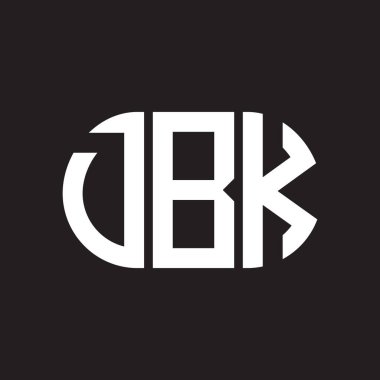Siyah arka planda DBK harf logosu tasarımı. DBK yaratıcı harflerin baş harfleri logo kavramı. DBK harf tasarımı.