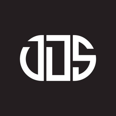 Siyah arka planda DDS mektup logosu tasarımı. DDS yaratıcı harfler logosu konsepti. DDS mektup tasarımı.