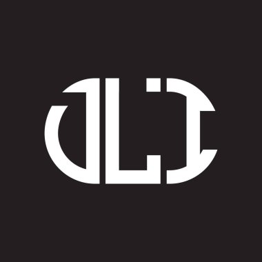 Siyah arka planda DLG harf logosu tasarımı. DLG yaratıcı harflerin baş harfleri logo kavramı. DLG harf tasarımı.