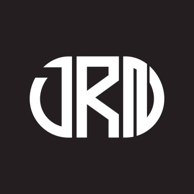 Siyah arkaplanda DRN harf logosu tasarımı. DRN yaratıcı harflerin baş harfleri logo kavramı. DRN harf tasarımı.