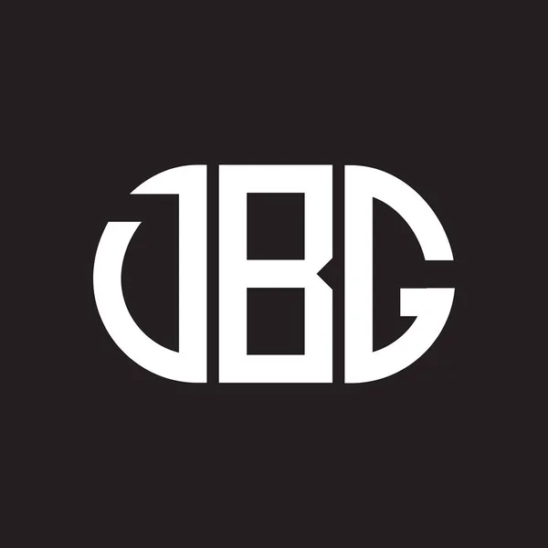 Dbg Letter Logo Design Auf Schwarzem Hintergrund Dbg Kreative Initialen — Stockvektor