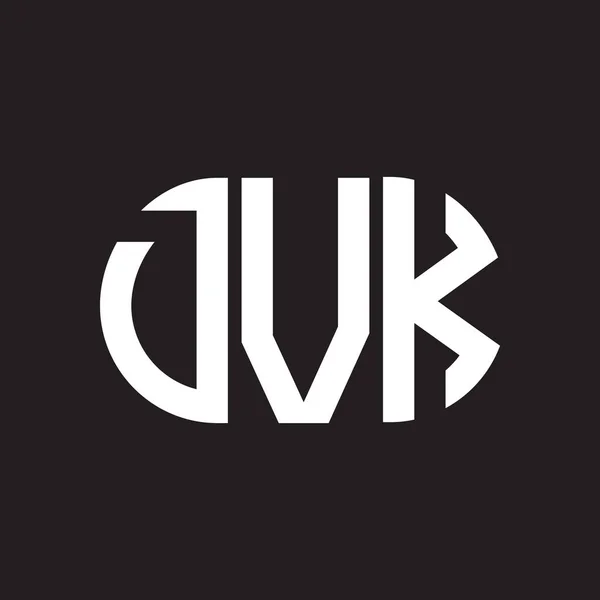 Diseño Del Logotipo Letra Dvk Sobre Fondo Negro Dvk Iniciales — Archivo Imágenes Vectoriales