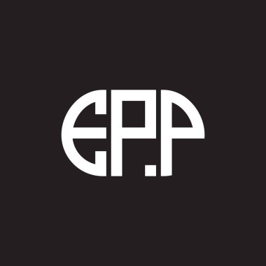 Siyah arkaplanda EPP harf logosu tasarımı. EPP yaratıcı harflerin baş harfleri logo kavramı. EPP harf dizaynı. EPP harfi logo tasarımı siyah arkaplanda. EPP yaratıcı harflerin baş harfleri logo kavramı. EPP harf tasarımı.