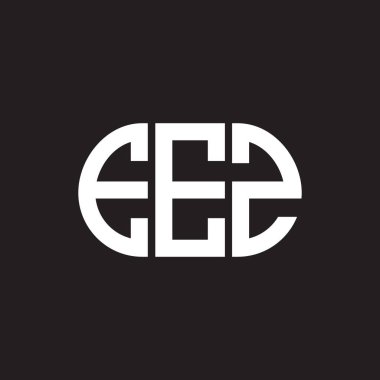 Siyah arka planda AÇZ harf logosu tasarımı. AÇZ yaratıcı harflerin baş harfleri logo kavramı. AÇZ harf tasarımı.