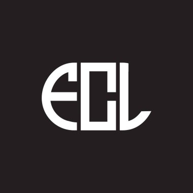 Siyah arkaplanda FCL harf logosu tasarımı. FCL yaratıcı harflerin baş harfleri logo kavramı. FCL harf tasarımı.