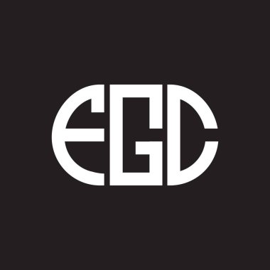 Siyah arkaplanda FGC harf logosu tasarımı. FGC yaratıcı harflerin baş harfleri logo kavramı. FGC harf tasarımı.