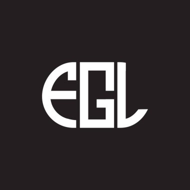 Siyah arka planda FGL harf logosu tasarımı. FGL yaratıcı harflerin baş harfleri logo kavramı. FGL harf tasarımı.