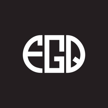Siyah arka planda FGQ harf logosu tasarımı. FGQ yaratıcı harflerin baş harfleri logo kavramı. FGQ harf tasarımı.