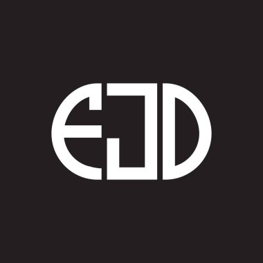 FJO harf logosu tasarımı siyah arka planda. FJO yaratıcı harflerin baş harfleri logo kavramı. FJO harf tasarımı.