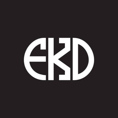 Siyah arka planda FKO harf logosu tasarımı. FKO yaratıcı harflerin baş harfleri logo kavramı. FKO harf tasarımı.