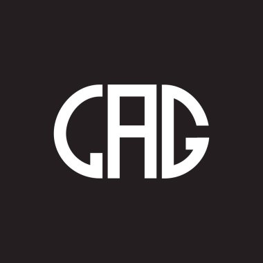 Siyah arka planda LAG harf logosu tasarımı. LAG yaratıcı harfler logosu konsepti. LAG harf tasarımı.