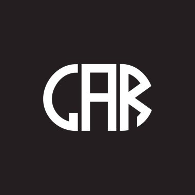 Siyah arka planda LAR harf logosu tasarımı. LAR yaratıcı harf logosu konsepti. LAR harf tasarımı.