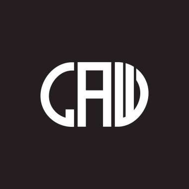 Siyah arka planda LAW harf logosu tasarımı. Hukuk Fakültesi 'nin baş harfleri harf logosu. LAW harf tasarımı.