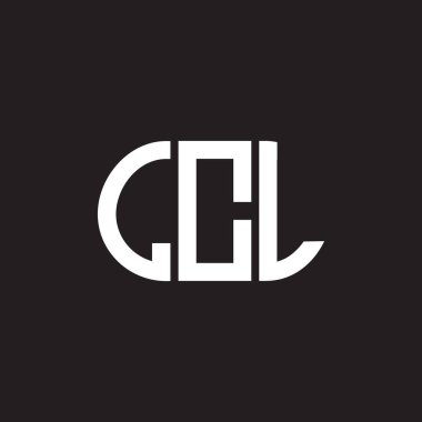 Siyah arkaplanda LCL harf logosu tasarımı. LCL yaratıcı harflerin baş harfleri logo kavramı. LCL harf tasarımı.