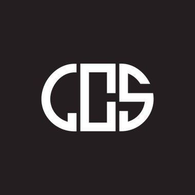 LCS harf logosu tasarımı siyah arka planda. LCS yaratıcı harflerin baş harfleri logo kavramı. LCS harf tasarımı.