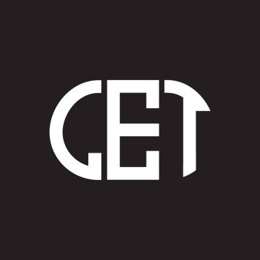 Siyah arkaplanda harf logosu tasarımı. Yaratıcı harflerin baş harfleri logo konsepti olsun. Harf tasarımı.