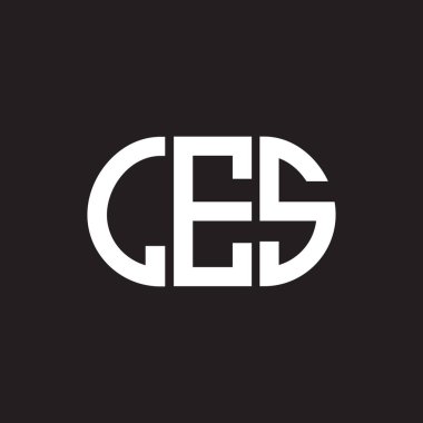 Siyah arka planda LES harfi logo tasarımı. LES yaratıcı harflerin baş harfleri logo kavramı. LES harf tasarımı.