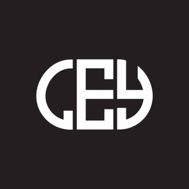 LEY harf logosu tasarımı siyah arkaplanda. LEY yaratıcı harflerin baş harfleri logo kavramı. LEY harf tasarımı.