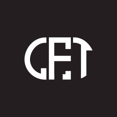 LFT harf logosu tasarımı siyah arka planda. LFT yaratıcı harflerin baş harfleri logo kavramı. LFT harf tasarımı.