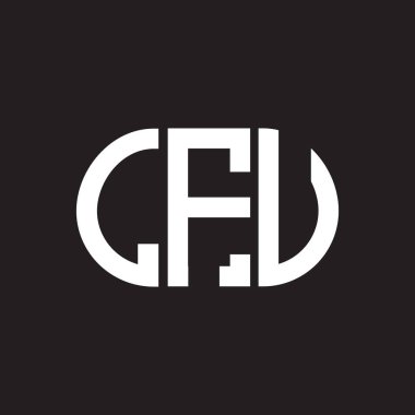 LFV harf logosu tasarımı siyah arka planda. LFV yaratıcı harflerin baş harfleri logo kavramı. LFV harf tasarımı.