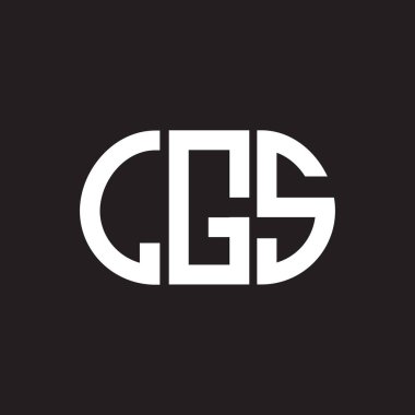 LGS harfi logo tasarımı siyah arka planda. LGS yaratıcı harfler logosu konsepti. LGS harf tasarımı.
