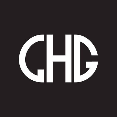 Siyah arkaplanda LHG harf logosu tasarımı. LHG yaratıcı harflerin baş harfleri logo kavramı. LHG harf tasarımı.