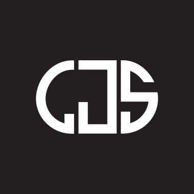 LJS harf logosu tasarımı siyah arka planda. LJS yaratıcı harf logosu konsepti. LJS harf tasarımı.