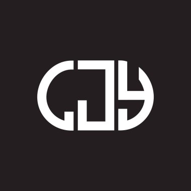 LJY harf logosu tasarımı siyah arka planda. LJY yaratıcı harflerin baş harfleri logo kavramı. LJY harf tasarımı.
