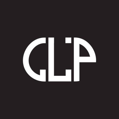 LLP harfi logo tasarımı siyah arkaplan üzerine. LLP yaratıcı harflerin baş harfleri logo kavramı. LLP harf tasarımı.