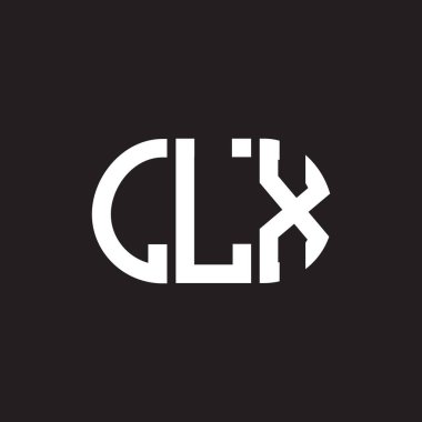 LLX harfi logo tasarımı siyah arka planda. LLX yaratıcı harflerin baş harfleri logo kavramı. LLX harf tasarımı.