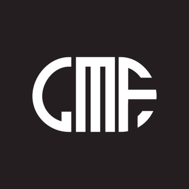 LMF harf logosu tasarımı siyah arka planda. LMF yaratıcı harflerin baş harfleri logo kavramı. LMF harf tasarımı.