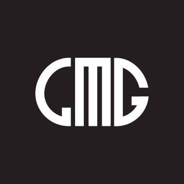 LMG harf logo tasarımı siyah arka planda. LMG yaratıcı harflerin baş harfleri logo kavramı. LMG harf tasarımı.