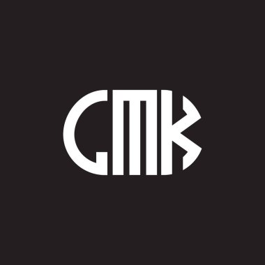 LMK harf logo tasarımı siyah arka planda. LMK yaratıcı harflerin baş harfleri logo kavramı. LMK harf tasarımı.