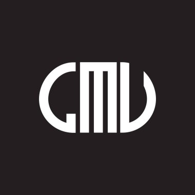 LMV harf logo tasarımı siyah arka planda. LMV yaratıcı harflerin baş harfleri logo kavramı. LMV harf tasarımı.