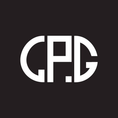 Siyah arkaplanda LPG harf logosu tasarımı. LPG yaratıcı harflerin baş harfleri logo kavramı. LPG harf tasarımı.