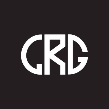 Siyah arkaplanda LRG harf logosu tasarımı. LRG yaratıcı harflerin baş harfleri logo kavramı. LRG harf tasarımı.