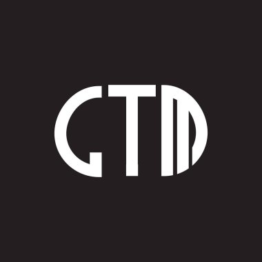 Siyah arka planda LTM harf logosu tasarımı. LTM yaratıcı harflerin baş harfleri logo kavramı. LTM harf tasarımı.