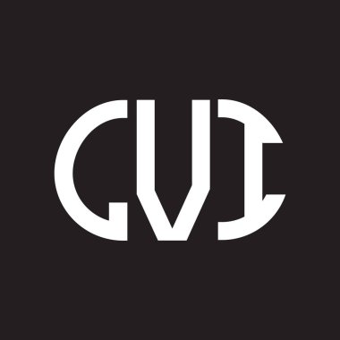 Siyah arka planda LVI harf logosu tasarımı. LVI yaratıcı harfler logosu konsepti. LVI harf tasarımı.