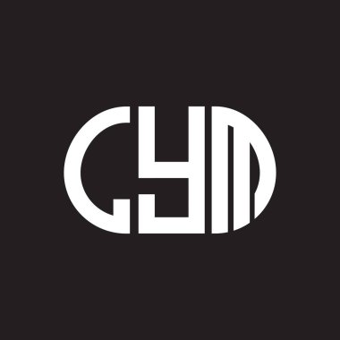 LYM harf logo tasarımı siyah arka planda. LYM yaratıcı harflerin baş harfleri logo kavramı. LYM harf tasarımı.