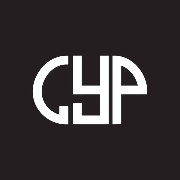 Σχεδιασμός Λογότυπου Lyp Μαύρο Φόντο Lyp Δημιουργική Αρχικά Γράμμα Λογότυπο — Διανυσματικό Αρχείο
